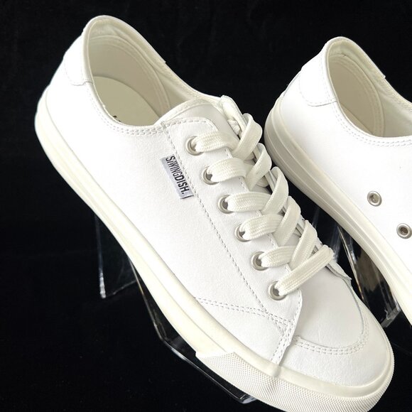 NEW Golf Sneakers Swing Dish Spike-less Traveler, White Coated Leather, Sz 9 - Picture 12 of 14